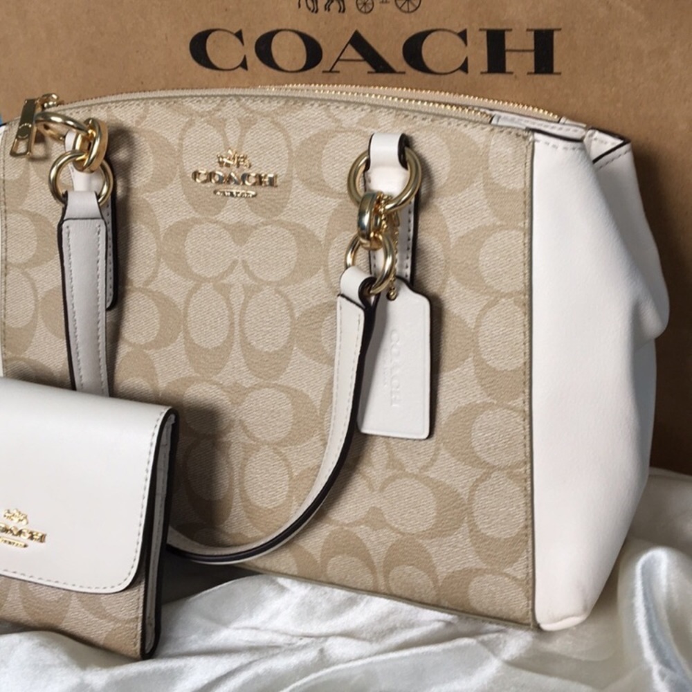 Coach Handbag and Wallet Set